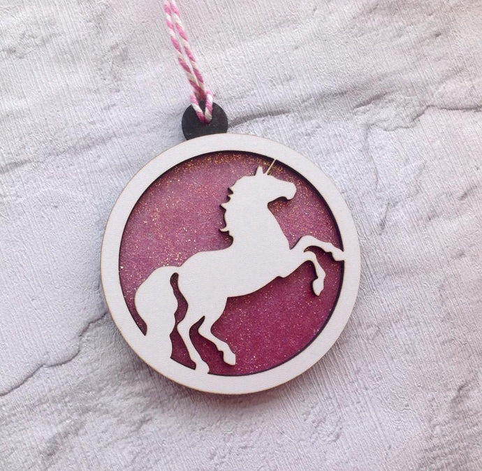 Unicorn bauble- Christmas decoration - Fred And Bo