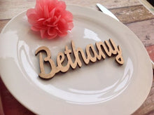 Wedding name place settings- laser cut names set of 10 - Fred And Bo