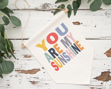 Pennant Hanging Banner Linen Flag- You Are My Sunshine